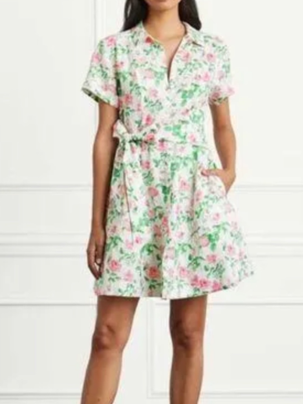 Hill House Floral Wrap Dress